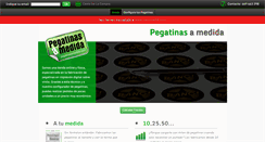 Desktop Screenshot of pegatinasamedida.com