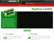 Tablet Screenshot of pegatinasamedida.com